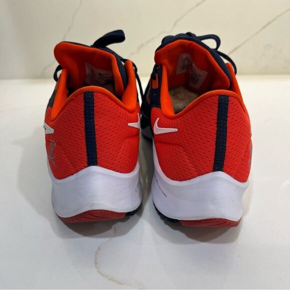 Nike Air Zoom Navy and Orange Running Shoes NWOT - Picture 8 of 11